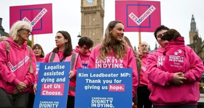 Акция сторонников эвтанзии