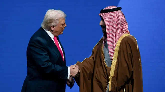 Trump e Mohammad bin Salman