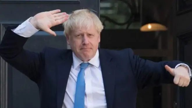 Ông Boris Johnson nổi tiếng về điệu bộ gây cười