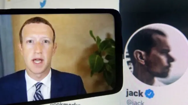 مارک زوکر بیرګ او جاک ډورسي