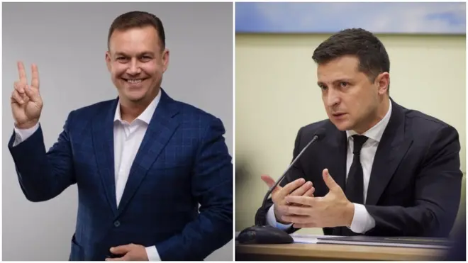 Висуванець ОПЗЖ Костянтин Павлов (ліворуч) тепер очолить рідне місто Володимира Зеленського