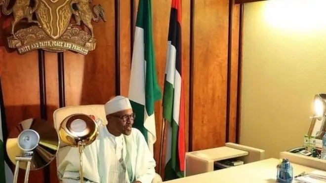 President Muhammadu Buhari dey try different policy wey go help im country people