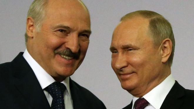 Лукашенко і Путін