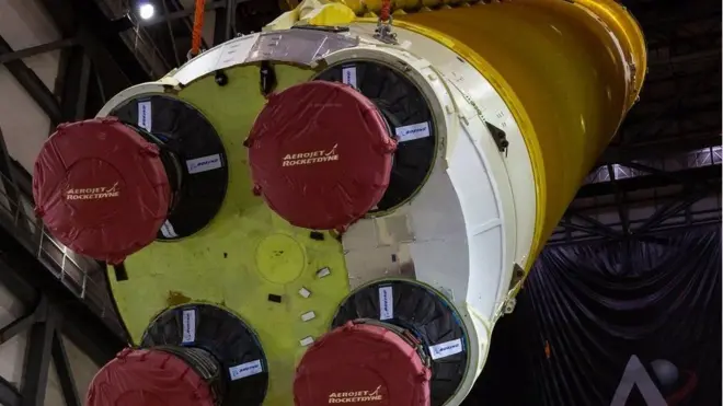 الجزء الرئيسي لصاروخ الإقلاع الفضائي