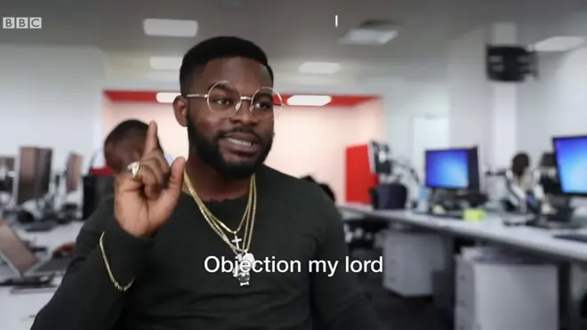 Falz dey put one hand for air