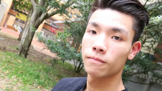 香港浸會大學學生會會長劉子頎（BBC中文網圖片22/1/2018）