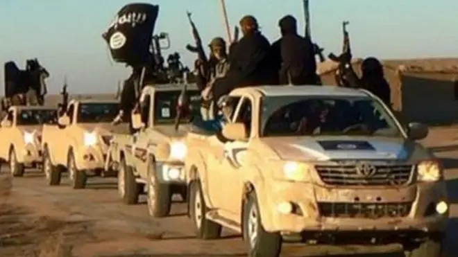 IS militants (file photo)