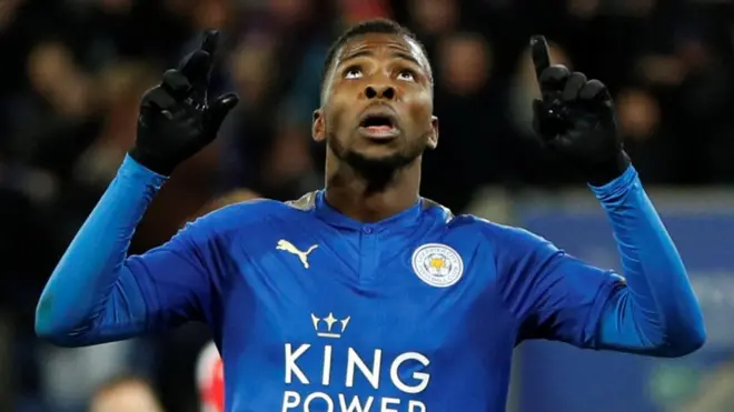 Kelechi second goal for Leicester City na one wey English football must write for inside dia history book