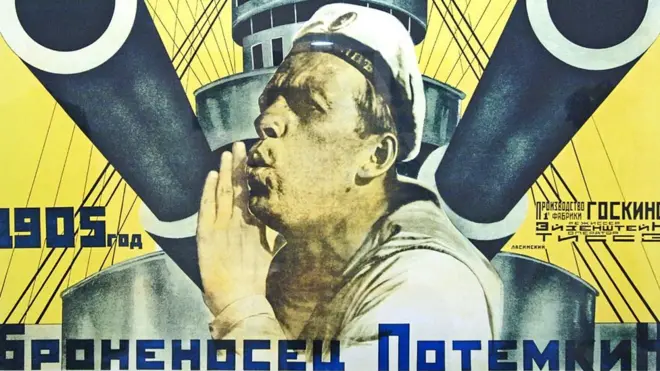 Фильм Сергея Эйзенштейна "Броненосец Потемкин" - один из самых ярких примеров огромного влияния порожденного революцией искусства на всю мировую культуру ХХ века