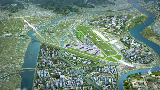 김해신공항 계획도