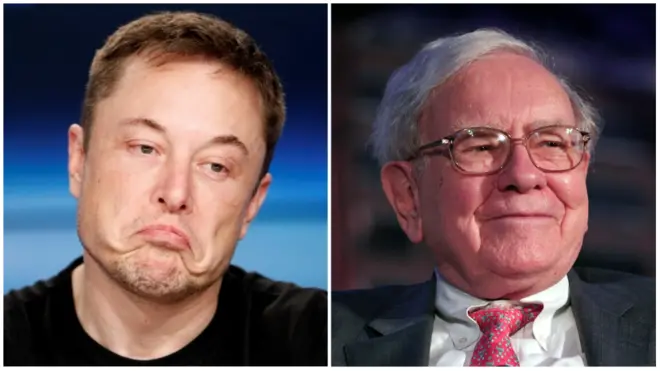 Elon Musk y Warren Buffett intercambiaron algunos mensajes que derivaron en un inesperado anuncio del joven empresario.