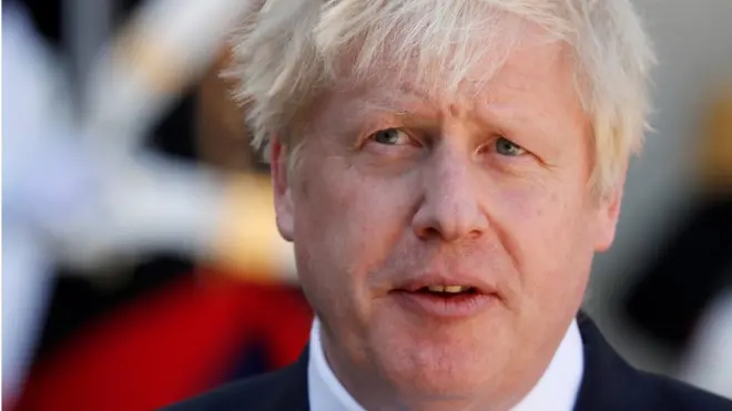 Boris Johnson está com coronavírus