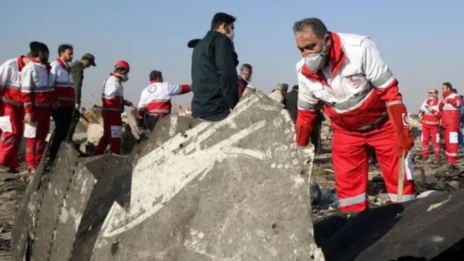 Авария украинского самолета в Иране