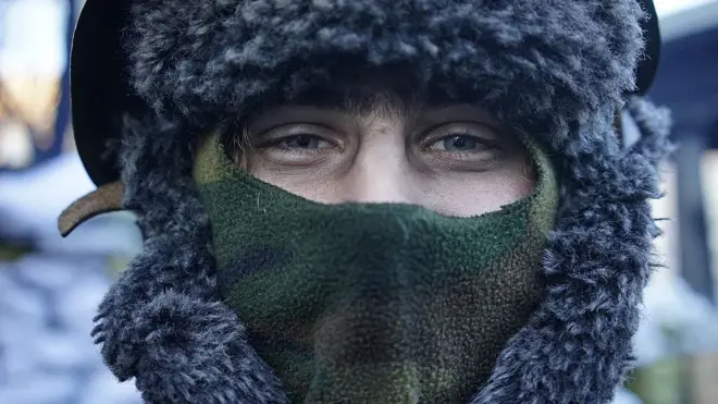 Protestas antigubernamentales en Ucrania en 2014.