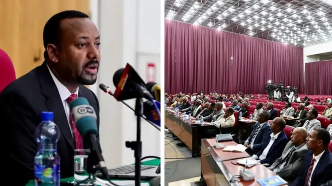 ጠቅላይ ሚኒስትር ዐብይ አህመድ ከተፎካካሪ ፓርቲ አመራሮች ጋር ውይይት እያካሄዱ