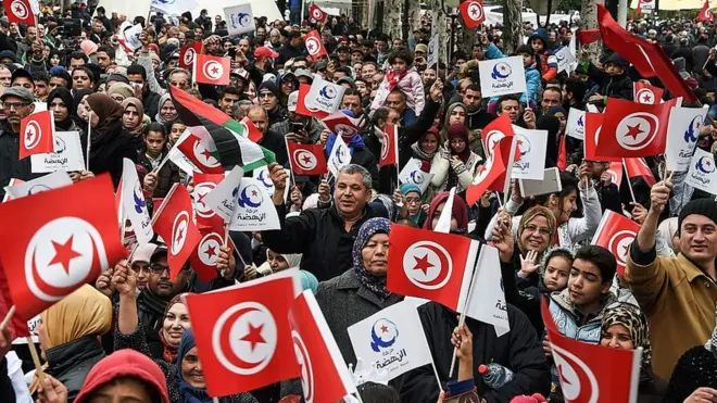 Tunisian protest