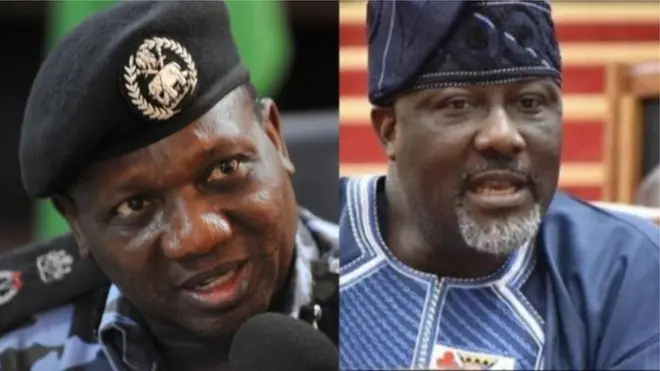 Ibrahim Idris na Dino Melaye bụ Sinetọ na-anọchite anya ndị Kogi West na-akwata ya maka ebubo mmadụ abụọ ndị uweojii nwụchiri boro ya