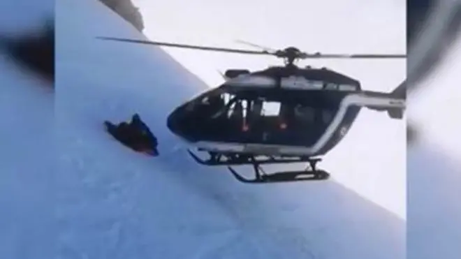 Rescate en los Alpes franceses