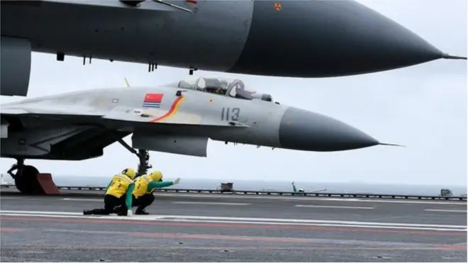 中國殲15戰機