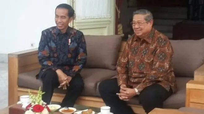 Pertemuan Jokowi dan SBY pertama secara resmi sejak pelantikan pada 2014