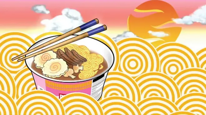 Ilustración noodles.