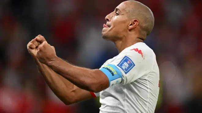 أحرزت تونس هدف اللقاء الوحيد في الدقيقة 58 عن طريق وهبي الخزري