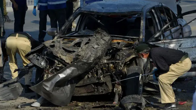 وقع الانفجار قرب سوق مزدحم