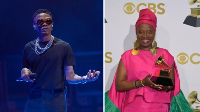 Wizkid and Angelique Kidjo