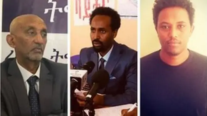 ዶ/ር ኣረጋዊ በርሀ (ትዴፓ)፡ ኣይተ ኪዳነ ኣመነ (ባይቶና)፡ ኣይተ ጸጋዘኣብ ፍሰሃየ (ሳወት)