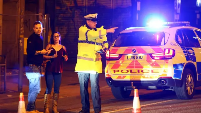 Полиция в Манчестере