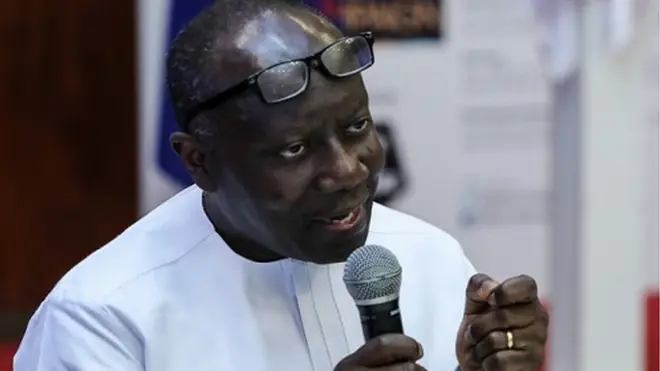 Ghana finance minister, Ken-Ofori-Attah