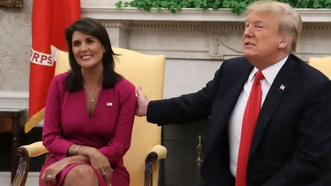 ترامب وهيلي