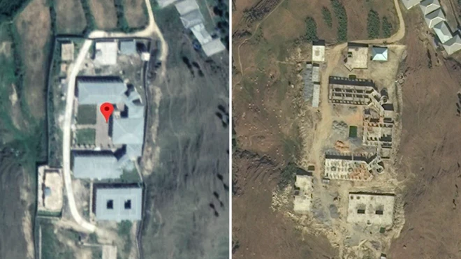 سیٹلائٹ تصاویر کے بارے میں کہا گیا کہ وہ حملے سے پہلے یعنی 23 فروری اور حملے کے بعد 26 فروری کو لی گئیں