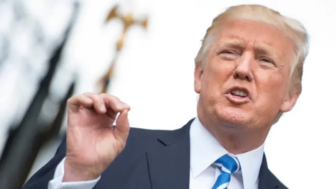 У той час, як у Білому домі намагаються говорити про пеерваги дипломатії, Дональд Трамп продовжує погрожувати КНДР