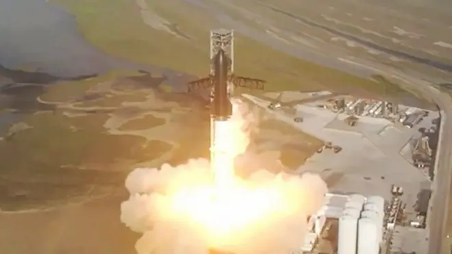 Запуск Starship. Видео