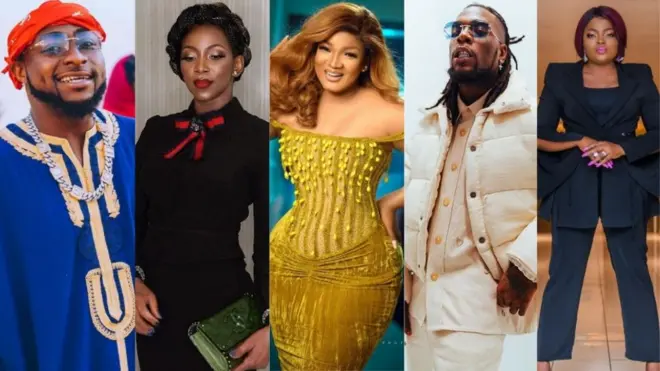 Nigerians celebrities wey make di Forbes 2021 Icon list