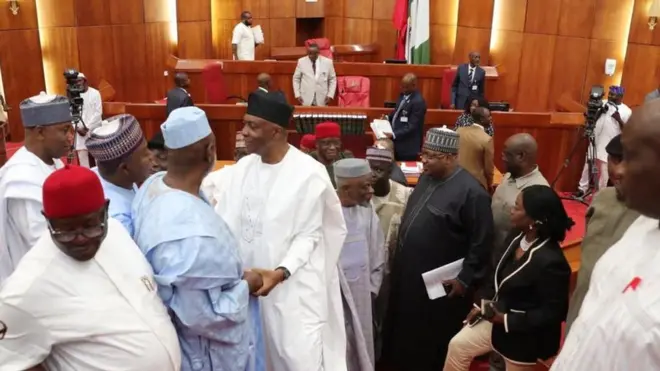 Senate don adjourn sitting to honour di death of one member from Kwara.