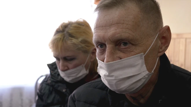 Mariupol residents Yevgen and Natalia have made it to Lviv in western Ukraine