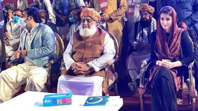 مریم نواز، مولانا فضل الرحمان، بلاول بھٹو