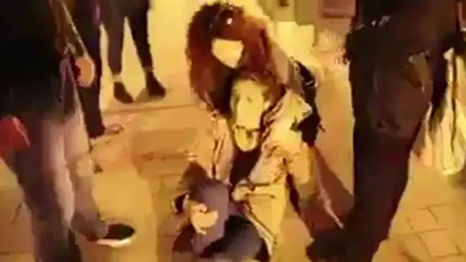 صورة لمتظاهرات تونسيات