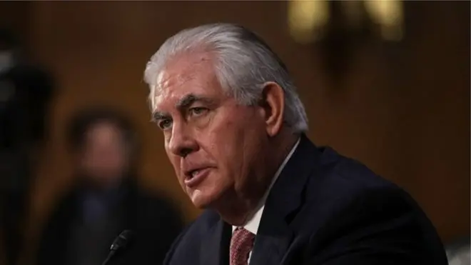 Donald Trump 2016-ci il dekabrın 13-də Rex Tillerson-u dövlət katibi vəzifəsinə namizəd elan edib