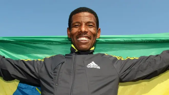 Haile Gebrselassie, athlète et homme d'affaire éthiopien
