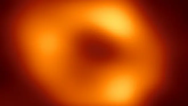 الصورة التي التقطت للثقب الأسود