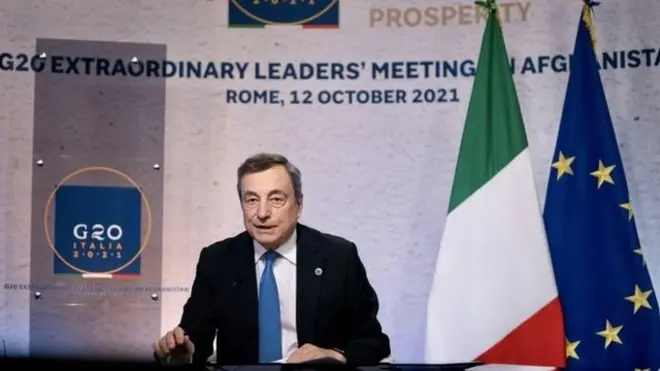 این نشست را ماریو دراگی، نخست وزیر ایتالیا میزبانی کرد