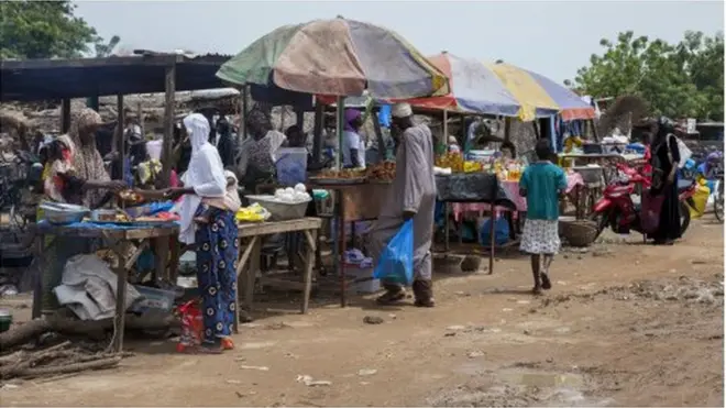 Un marché du Burkina Faso