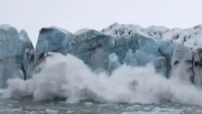 Ледник в Исландии