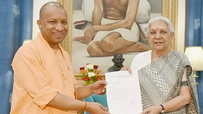 योगी आदित्यनाथ और आनंदीबेन पटेल