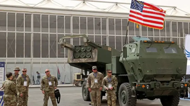 HIMARS на выставке вооружений