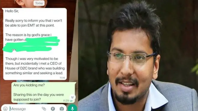 జాబ్ ఆఫర్ తిరస్కరణ