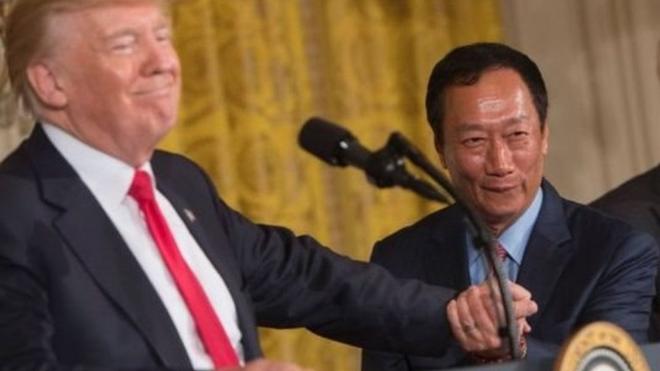 Foxconn said it will invest $10bn over the next four years to build a new manufacturing facility in Wisconsin